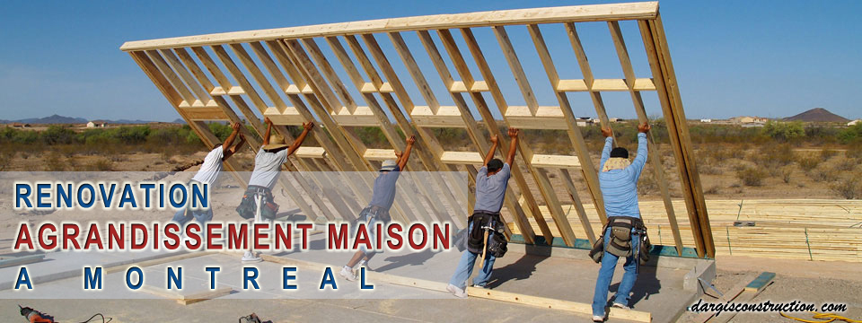 Agrandissement de maison — Construction Daniel Dargis
