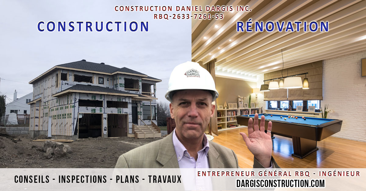 Construction Daniel Dargis — entrepreneur général à Montréal depuis 1989